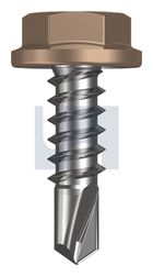 METAL SDS FLANGED HEX HEAD CL4 ST MET FLG HX:10-16X 16 thumbnail 2