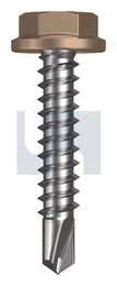 METAL SDS FLANGED HEX HEAD CL4 ST MET FLG HX:10-16X 25 thumbnail 2