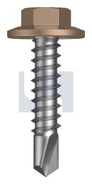 METAL SDS FLANGED HEX HEAD CL4 ST MET FLG HX:12-14X 25 thumbnail 2