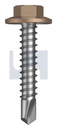 METAL SDS FLANGED HEX HEAD CL4 ST MET FLG HX:12-14X 30 thumbnail 2