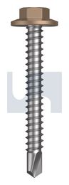 METAL SDS FLANGED HEX HEAD CL4 ST MET FLG HX:12-14X 45 thumbnail 2