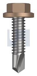 METAL SDS FLANGED HEX HEAD CL4 ST MET FLG HX:14-20X 25 thumbnail 2