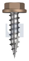 TYPE 17 FLANGED HEX HEAD CL4 ST T17 FLG HX:10-12X 20 thumbnail 2