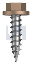 TYPE 17 FLANGED HEX HEAD CL4 ST T17 FLG HX:14-10X 25 thumbnail 2
