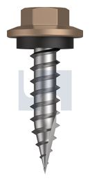 TYPE 17 HEX HEAD + WASHER CL4 ST T17 SEAL HX:12-11X 25 thumbnail 2