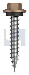 TYPE 17 HEX HEAD + WASHER CL4 ST T17 SEAL HX:12-11X 35 thumbnail 2