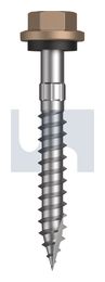 TYPE 17 HEX HEAD + WASHER CL4 ST T17 SEAL HX S:14-10X 50 thumbnail 2