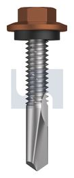 s500 SDS HEX HEAD + WASHER CL4 TE S500 SEAL HX:12-24X 32 thumbnail 2