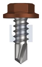 METAL SDS FLANGED HEX HEAD CL4 TE MET FLG HX: 8-18X 12 thumbnail 2