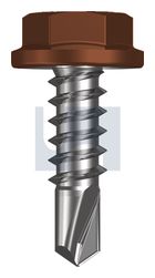 METAL SDS FLANGED HEX HEAD CL4 TE MET FLG HX:10-16X 16 thumbnail 2