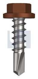 METAL SDS FLANGED HEX HEAD CL4 TE MET FLG HX:14-10X 25 thumbnail 2