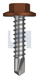 METAL SDS 5/16AF FLANGED HEX CL4 TE MET 5/16AF HX:14-14X 22 thumbnail 2