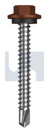 METAL SDS HEX HEAD + WASHER CL4 TE MET SEAL HX:12-14X 45 thumbnail 2