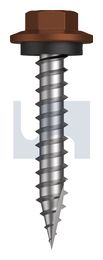 TYPE 17 HEX HEAD + WASHER CL4 TE T17 SEAL HX:12-11X 35 thumbnail 2