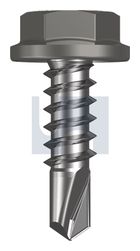 METAL SDS FLANGED HEX HEAD CL4 WA MET FLG HX:10-16X 16 thumbnail 2