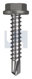 METAL SDS FLANGED HEX HEAD CL4 WA MET FLG HX:10-16X 25 thumbnail 2