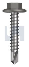 METAL SDS FLANGED HEX HEAD CL4 WA MET FLG HX:12-14X 30 thumbnail 2