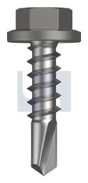 METAL SDS FLANGED HEX HEAD CL4 WA MET FLG HX:14-10X 25 thumbnail 2