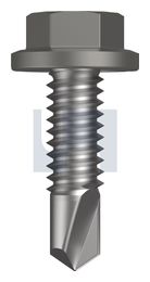 METAL SDS FLANGED HEX HEAD CL4 WA MET FLG HX:14-20X 22 thumbnail 2