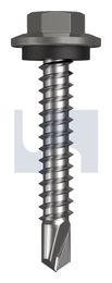 METAL SDS HEX HEAD + WASHER CL4 WA MET SEAL HX:12-14X 35 thumbnail 2