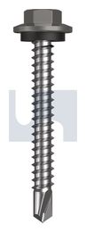 METAL SDS HEX HEAD + WASHER CL4 WA MET SEAL HX:12-14X 45 thumbnail 2