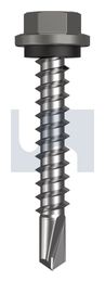 METAL SDS HEX HEAD + WASHER CL4 WA MET SEAL HX:14-10X 42 thumbnail 2