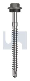 METAL SDS HEX HEAD + WASHER CL4 WA MET SEAL HX S:12-14X 65 thumbnail 2
