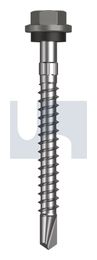 METAL SDS HEX HEAD + WASHER CL4 WA MET SEAL HX S:14-10X 65 thumbnail 2