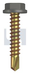 METAL SDS FLANGED HEX HEAD ZYP WA MET FLG HX:10-16X 25 thumbnail 2