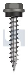 TYPE 17 HEX HEAD + WASHER CL4 WA T17 SEAL HX:10-12X 30 thumbnail 2