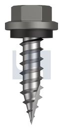 TYPE 17 HEX HEAD + WASHER CL4 WA T17 SEAL HX:14-10X 25 thumbnail 2