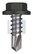 METAL SDS FLANGED HEX HEAD CL4 WG MET FLG HX: 8-18X 12 thumbnail 2