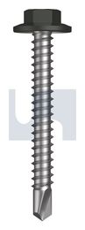 METAL SDS FLANGED HEX HEAD CL4 WG MET FLG HX:12-14X 45 thumbnail 2