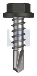 METAL SDS FLANGED HEX HEAD CL4 WG MET FLG HX:14-10X 25 thumbnail 2