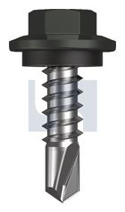 METAL SDS HEX HEAD + WASHER CL4 WG MET SEAL HX:12-14X 20 thumbnail 2