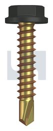 METAL SDS FLANGED HEX HEAD ZYP WG MET FLG HX:10-16X 25 thumbnail 2