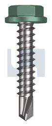METAL SDS FLANGED HEX HEAD CL4 WI MET FLG HX:10-16X 25 thumbnail 2