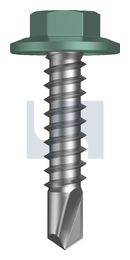 METAL SDS FLANGED HEX HEAD CL4 WI MET FLG HX:12-14X 25 thumbnail 2