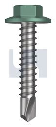 METAL SDS FLANGED HEX HEAD CL4 WI MET FLG HX:12-14X 30 thumbnail 2