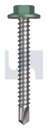 METAL SDS FLANGED HEX HEAD CL4 WI MET FLG HX:12-14X 45 thumbnail 2