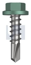 METAL SDS FLANGED HEX HEAD CL4 WI MET FLG HX:14-10X 25 thumbnail 2