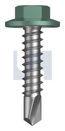 METAL SDS 5/16AF FLANGED HEX CL4 WI MET 5/16AF HX:14-14X 22 thumbnail 2