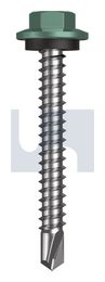 METAL SDS HEX HEAD + WASHER CL4 WI MET SEAL HX:12-14X 45 thumbnail 2
