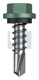 METAL SDS HEX HEAD + WASHER CL4 WI MET SEAL HX:14-10X 25 thumbnail 2