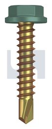 METAL SDS FLANGED HEX HEAD ZYP WI MET FLG HX:10-16X 25 thumbnail 2