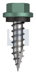 TYPE 17 HEX HEAD + WASHER CL4 WI T17 SEAL HX:14-10X 25 thumbnail 2