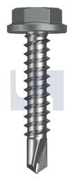 METAL SDS FLANGED HEX HEAD CL4 WN MET FLG HX:10-16X 25 thumbnail 2