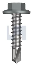 METAL SDS FLANGED HEX HEAD CL4 WN MET FLG HX:12-14X 25 thumbnail 2