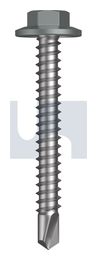 METAL SDS FLANGED HEX HEAD CL4 WN MET FLG HX:12-14X 45 thumbnail 2