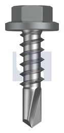 METAL SDS FLANGED HEX HEAD CL4 WN MET FLG HX:14-10X 25 thumbnail 2